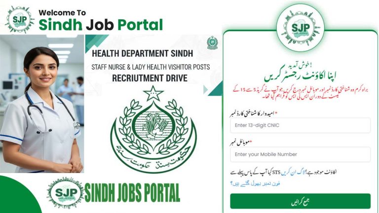 Health Department Sindh Jobs 2026 - Staff Nurse & Lady Health Visitor Posts