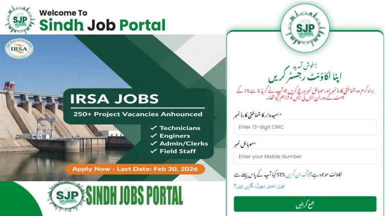 IRSA Jobs 2026: Apply Online for 250+ Vacancies at Indus River System Authority