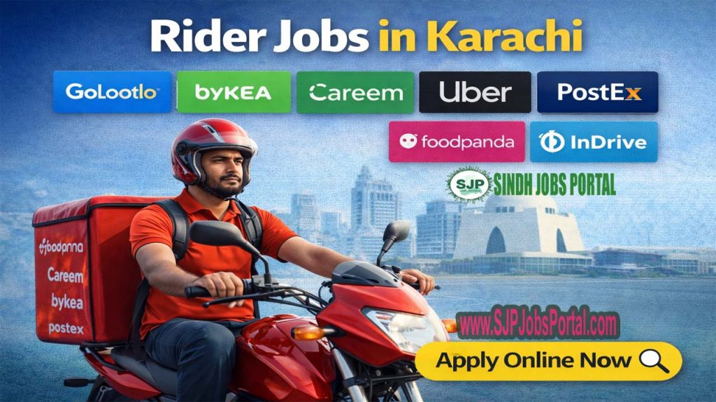 Rider Jobs in Karachi 2026: Apply Online
