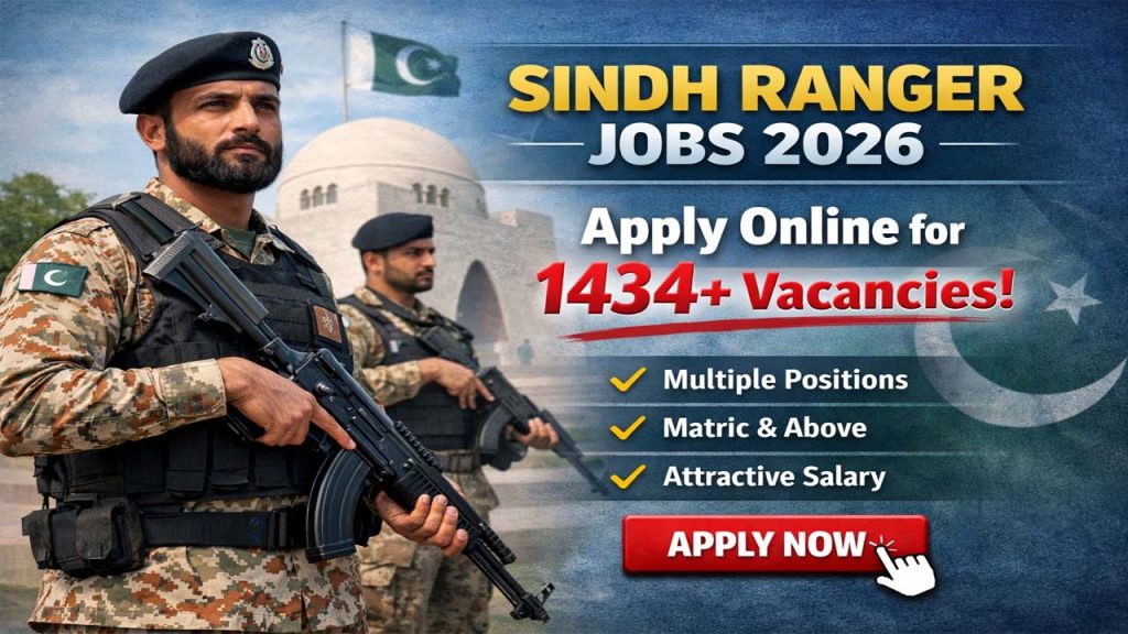 Join Sindh Ranger Jobs 2026: Online Registration