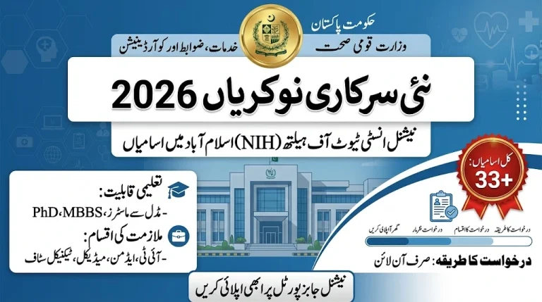 Ministry of National Health Services Jobs 2026 – Apply Now