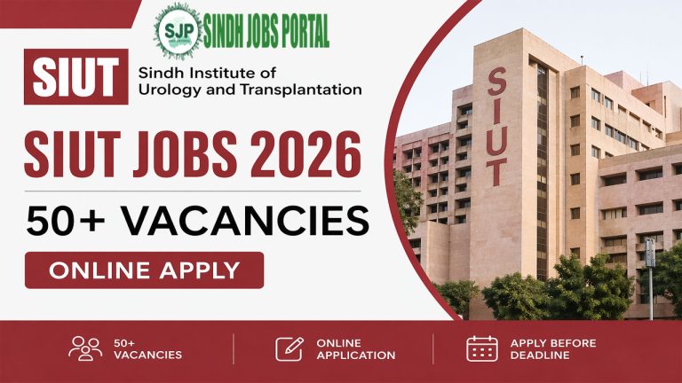 SIUT Jobs 2026 – 50+ Vacancies | Online Apply