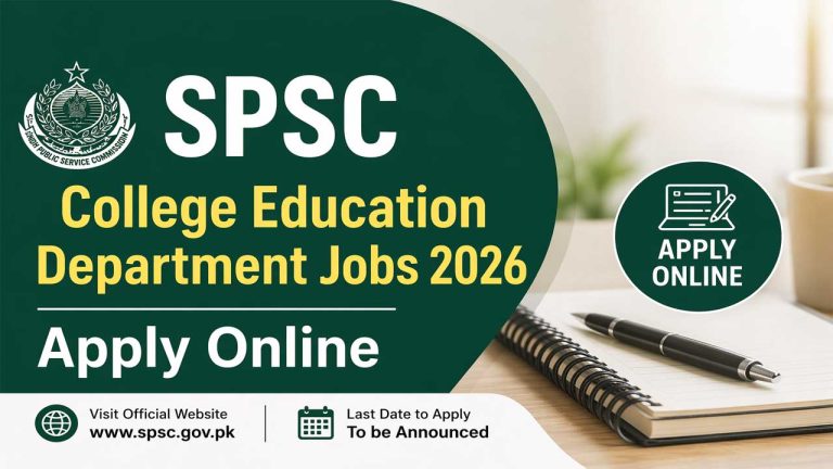  SPSC College Education Department Jobs 2026: Apply Online