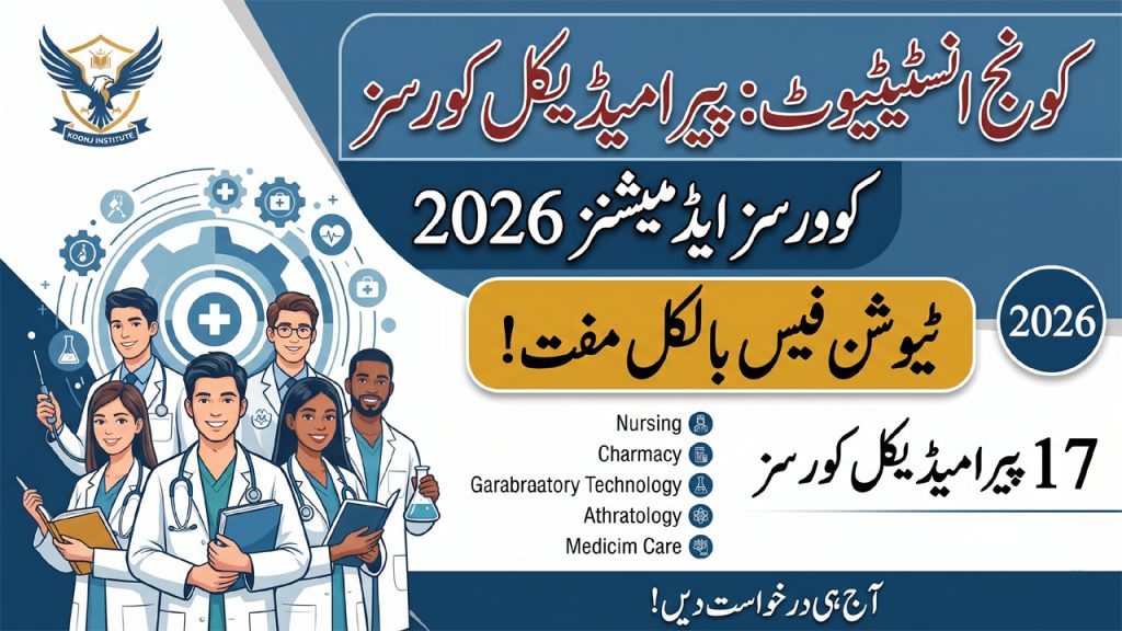 Koonj Institute Admissions 2026: 17 Paramedical Courses | No Tuition Fee